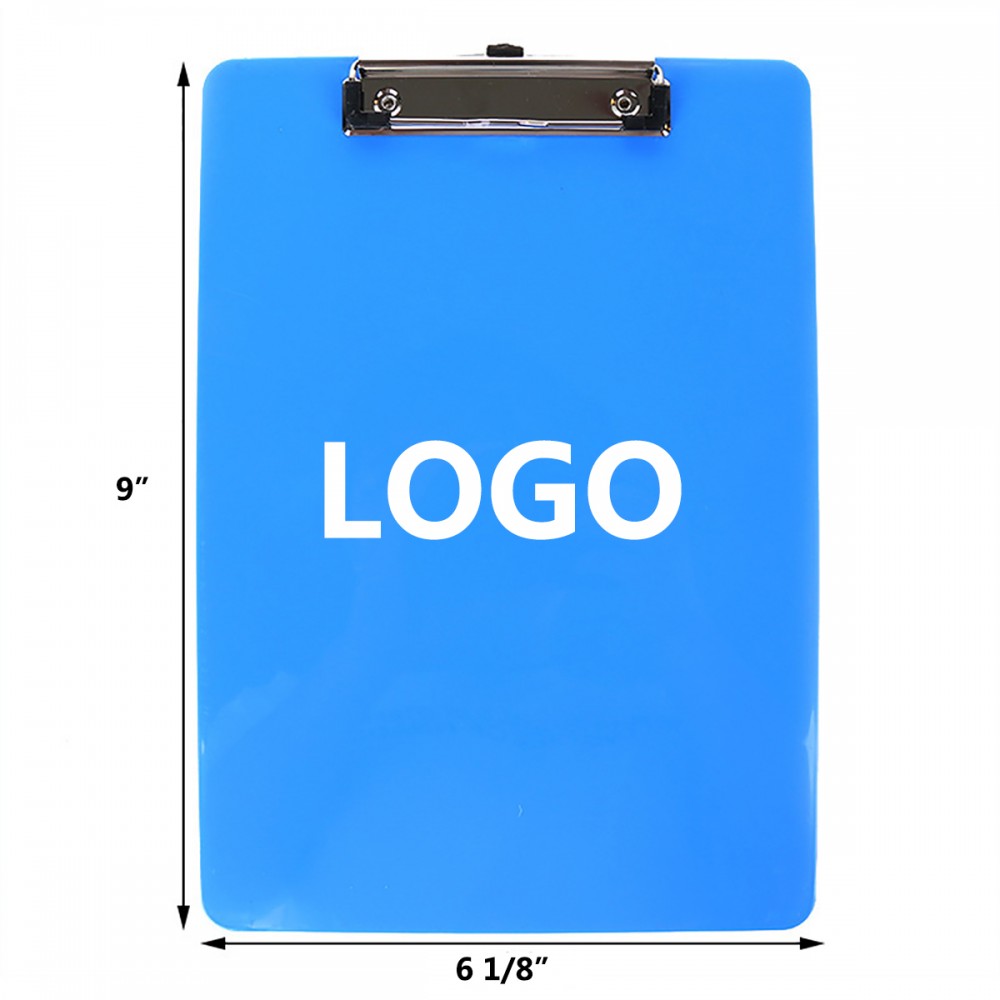 A5 Plastic Clipboard with Logo