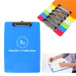 Promotional Plastic Clipboards with Low Profile Clip