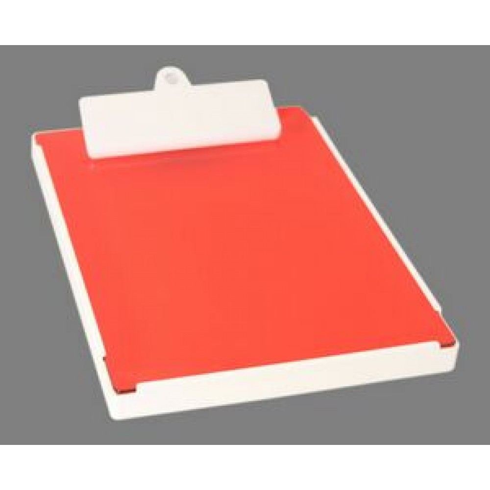 Letter Size Clipboard w/ Storage Box & Rectangle Plastic Clip with Logo
