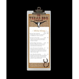 Logo Branded Aluminique Single Alumni-Boards w/ Top Metal Clip (HOLDS ONE 4 1/4"x11" Insert)  Logo Branded Aluminique Single Alumni-Boards w/ Top Metal Clip (HOLDS ONE 4 1/4"x11" Insert)