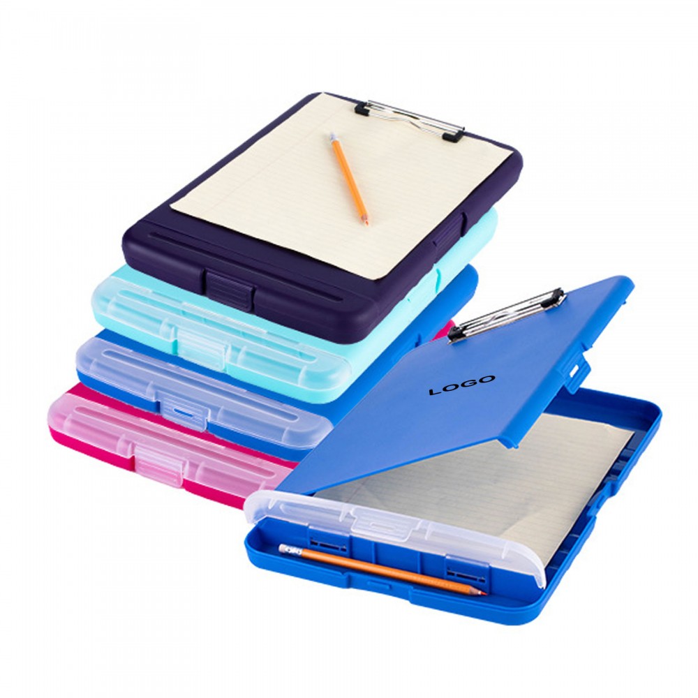 Personalized File Clipboards with Storage Box