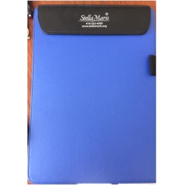 PU Magnetic Clipboard W/Pen Holder with Logo  PU Magnetic Clipboard W/Pen Holder with Logo