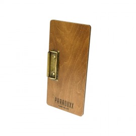 Check Presenter w/ Clip with Logo