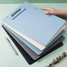 Promotional 10.05" W x 12.8" H PP Magnetic Clipboard w/Pen Holder