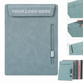 Magnetic Leather Clipboard with Logo