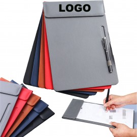 A4 Conference Magnetic Leather Office Writing Board with Logo  A4 Conference Magnetic Leather Office Writing Board with Logo