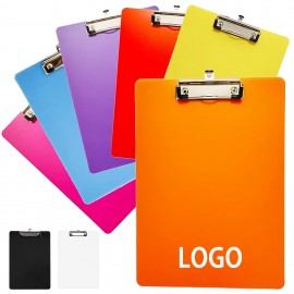 Logo Branded A4 Letter Size Plastic Clipboards