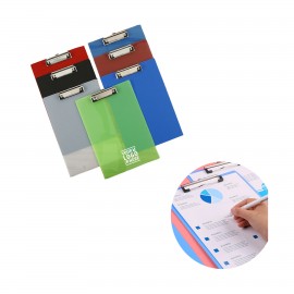Colored Plastic Hard Board Clipboard with Logo