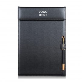 A5 Size Leather Clipboard with Logo