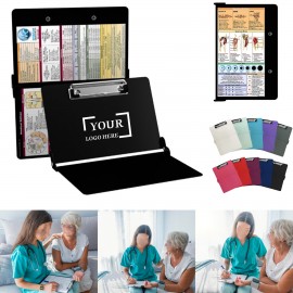 Custom Foldable Nursing Clipboard with 2 Layers  Custom Foldable Nursing Clipboard with 2 Layers