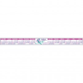 Custom Color Academic Stick-A-Strip Year-In-View Keyboard Calendar with Logo  Custom Color Academic Stick-A-Strip Year-In-View Keyboard Calendar with Logo