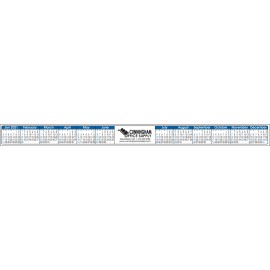Stick-A-Strip Blue & Black Keyboard Calendar with Logo  Stick-A-Strip Blue & Black Keyboard Calendar with Logo