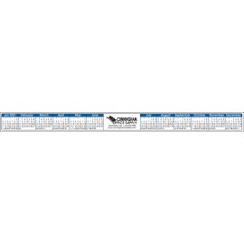 Stick-A-Strip Blue & Black Keyboard Calendar with Logo