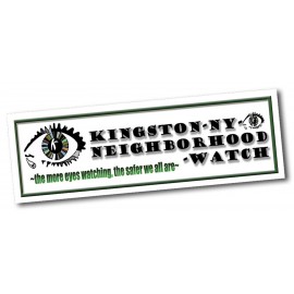 Full Color Vinyl Bumper Sticker (2.375"x 9.25") with Logo