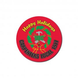 Customized 3 1/2" Round Flexible Magnets
