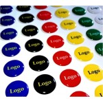 Custom Size, Shape and Print Epoxy Dome Stickers with Logo
