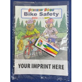 Personalized Bike Safety Sticker Book Fun Pack