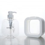 White Plastic Foam Pump Bottle Cleanser Cleansing Soap Pump Dispenser Bottles With Pump Foam with Logo