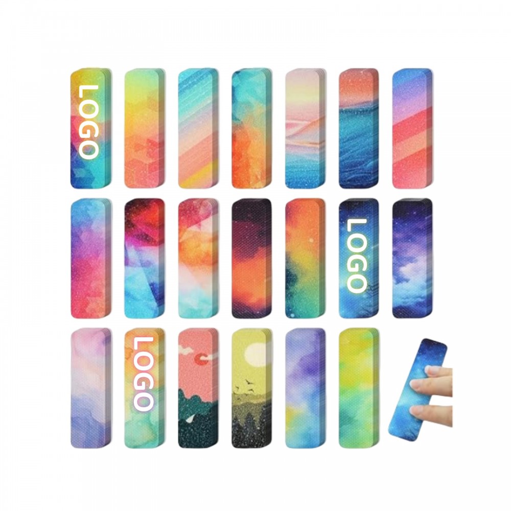 PEVA Full Color Anxiety Sensory Decompression Stickers with Logo