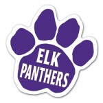 Paw Shape Car Magnet with Logo