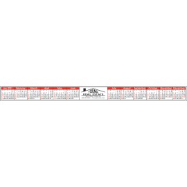 Custom Stick-A-Strip Red & Black Keyboard Calendar