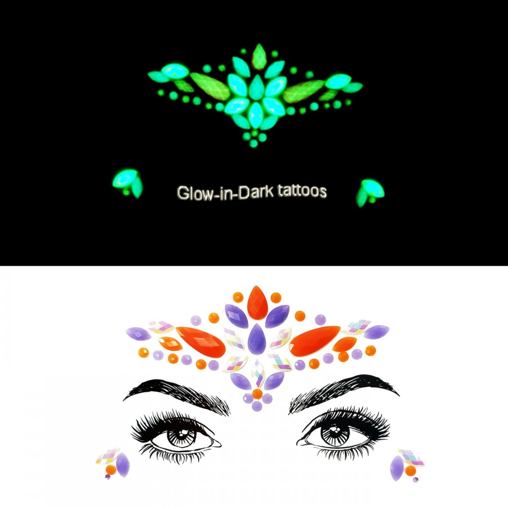 Custom Glow-In-The-Dark Tattoos with Logo