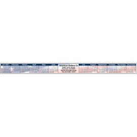 Stick-A-Strip U.S. Flag Keyboard Calendar with Logo