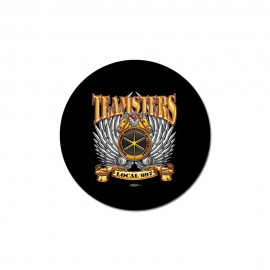 5" Round Car Magnet with Logo  5" Round Car Magnet with Logo