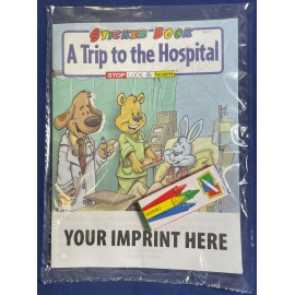 A Trip to the Hospital Sticker Book Fun Pack with Logo  A Trip to the Hospital Sticker Book Fun Pack with Logo