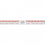 Promotional Stick-A-Strip Red & Black Academic (July-June) Keyboard Calendar