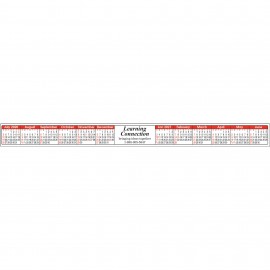 Promotional Stick-A-Strip Red & Black Academic (July-June) Keyboard Calendar