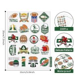 Custom Football Body Stickers