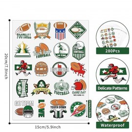 Custom Football Body Stickers