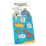 Sticker Sheet w/ Cartoon Sea Animal Custom Imprinted