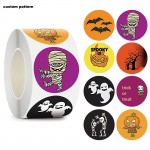 Personalized Colorful Halloween Stickers Party Decor