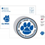 FULL Color Self-Mailer Decal - Circle Logo Printed