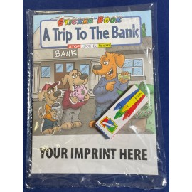 A Trip to the Bank Sticker Book Fun Pack with Logo