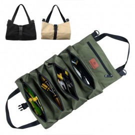 Promotional Canvas tool kit Portable car tools storage bag Electrician's tool bag Hardware kit