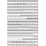Kiss Cut Self Adhesive Matte Black Letters Custom Imprinted