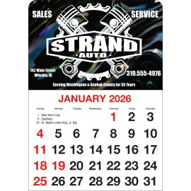 Logo Branded Stick-A-Pad Calendar - Full-Color