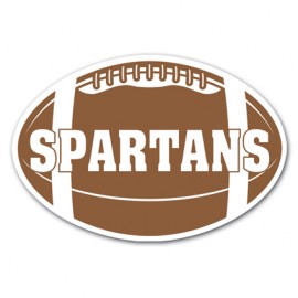 Football Shape Car Magnet with Logo