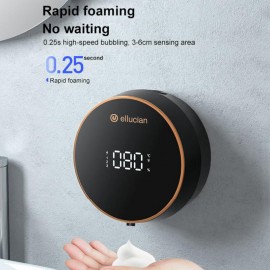 Punch-Free Wall-Mounted Smart Sensor Foam Machine with Logo  Punch-Free Wall-Mounted Smart Sensor Foam Machine with Logo