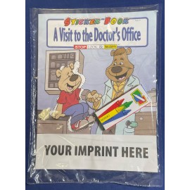 Promotional A Visit to the Doctor's Office Sticker Book Fun Pack