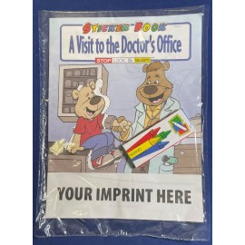 A Visit to the Doctor's Office Sticker Book Fun Pack with Logo
