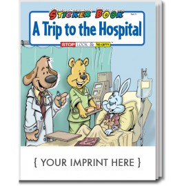 A Trip to the Hospital Sticker Book with Logo