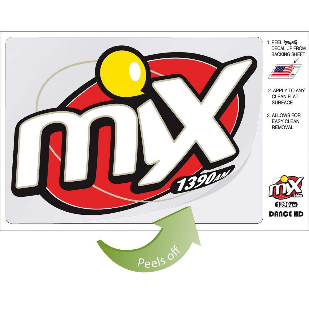 FULL Color Self-Mailer Decal - Rectangle Branded FULL Color Self-Mailer Decal - Rectangle Branded
