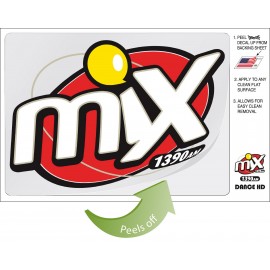 FULL Color Self-Mailer Decal - Rectangle Branded