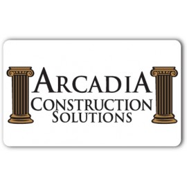 Logo Branded Eco-Friendly Removable sticker (2"x2.25" Rectangle)