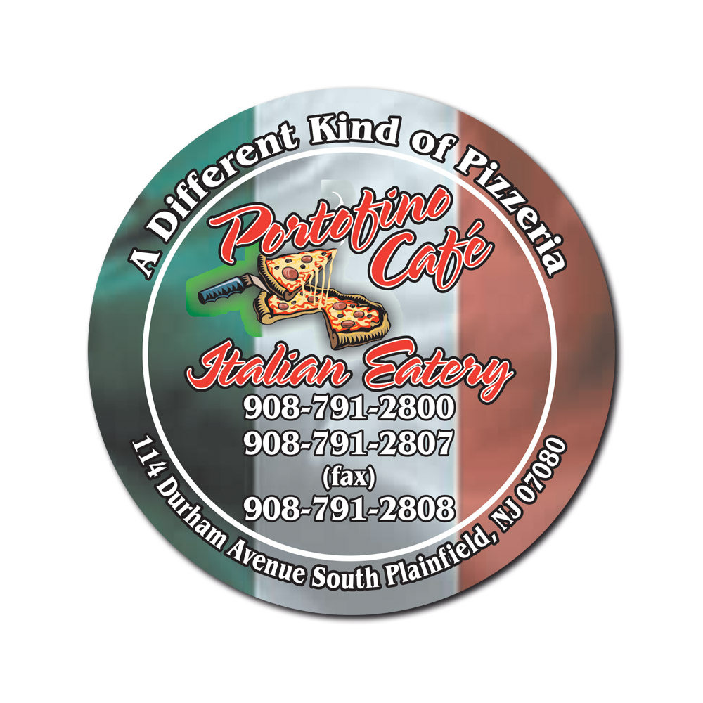 Personalized 4.5" Round Car Magnet