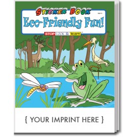 Eco-Friendly Fun Sticker Book with Logo